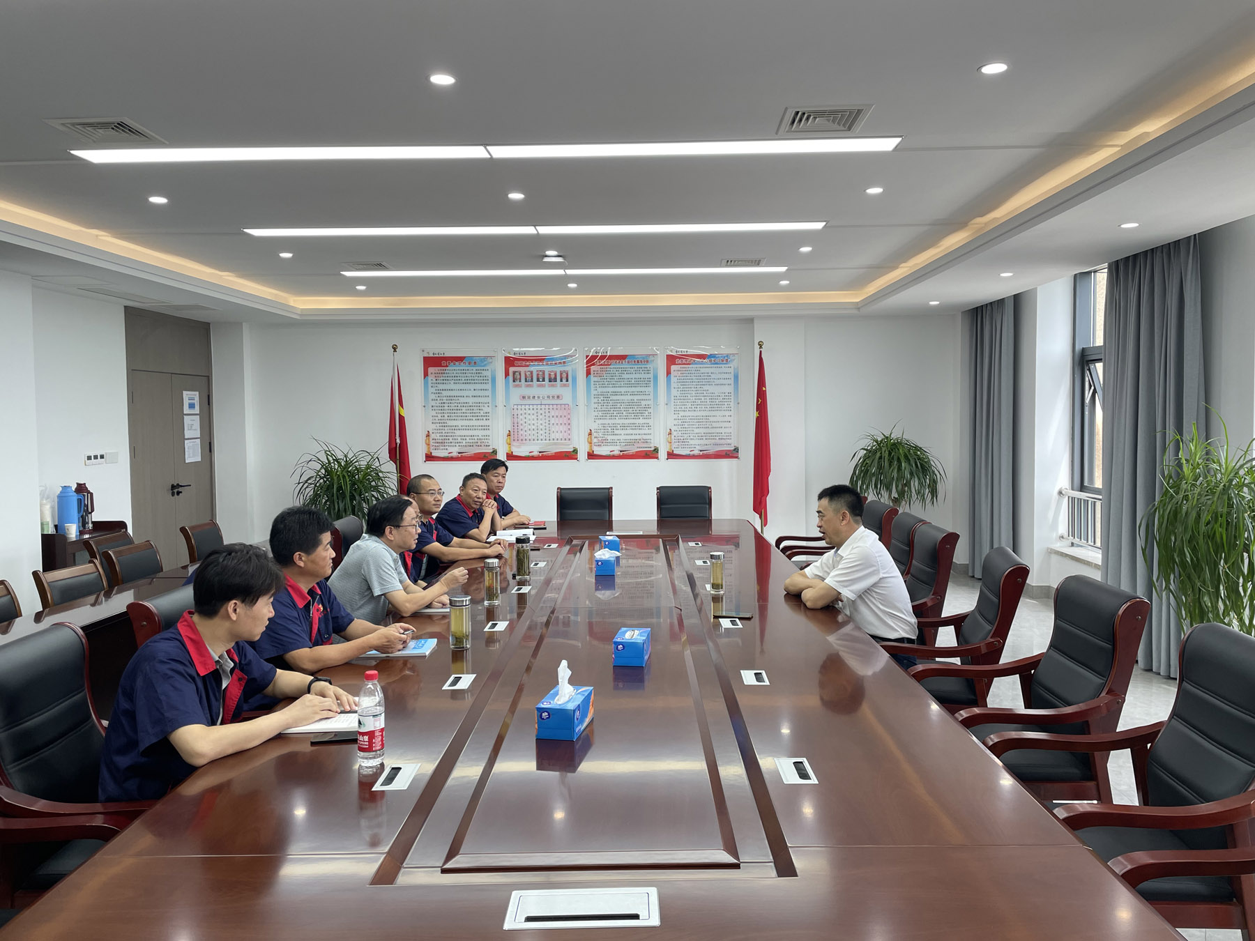 集團(tuán)公司黨委委員、總工程師周俊到公司調(diào)研 